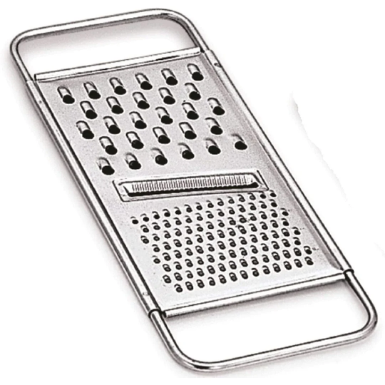 Symple Stuff Stainless Steel FLAT CHEESE GRATER Slicer Zester Peeler Dicer Cutter Chopper Nut