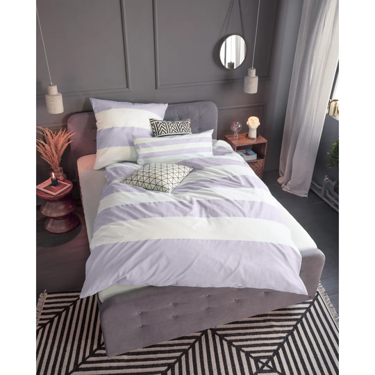 Casual Stripe Duvet Cover Set