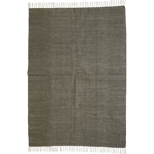 Gloucester Handwoven Cotton Olive Green Rug