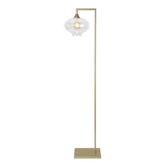 Stinesville 135Cm Gold Arched Floor Lamp