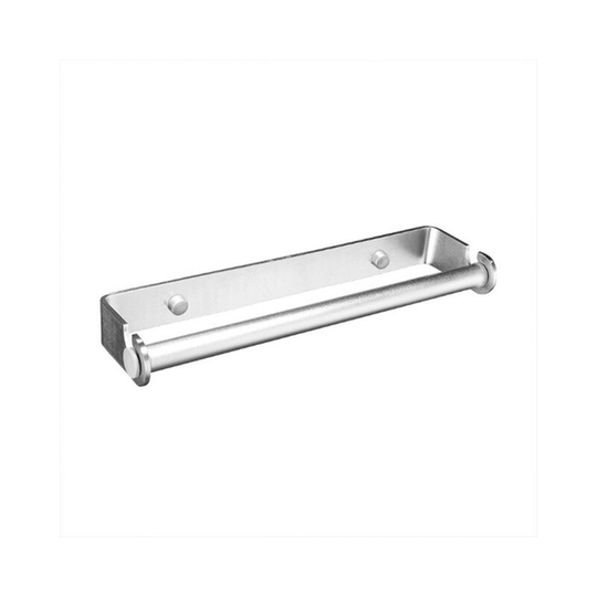 Aluminum Paper Towel Holders, Self Adhesive Wall Mounted Kitchen Paper Holder, Aluminum, Matte Finish, Kitchen Paper Holder - 32CM (Silver)