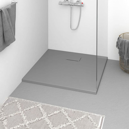Shower Base Tray smc Grey 90x80 cm FF148932_UK - Topdeal