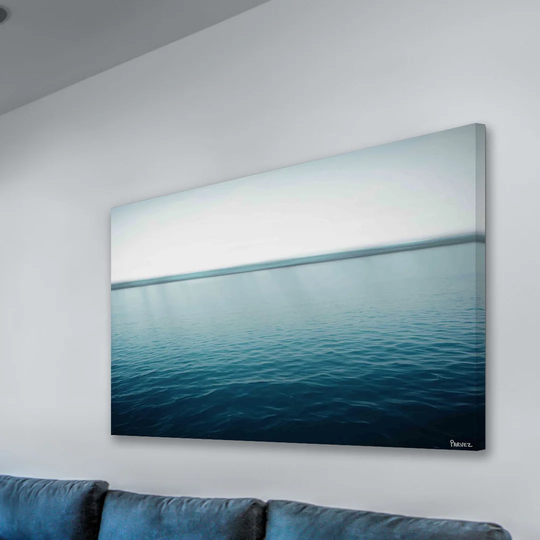 'Tranquil' by East Urban Home Graphic Art Print on Wrapped Canvas