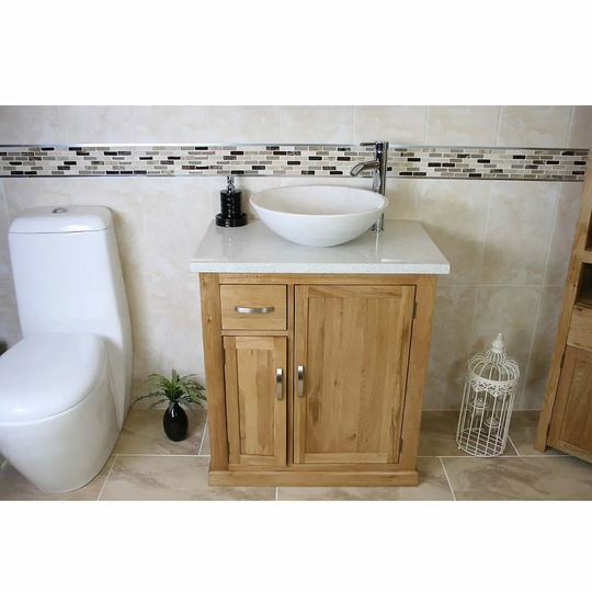 Delay 750mm Free-Standing Single Vanity Unit