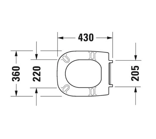Salyers Elongated Standard Toilet Seat