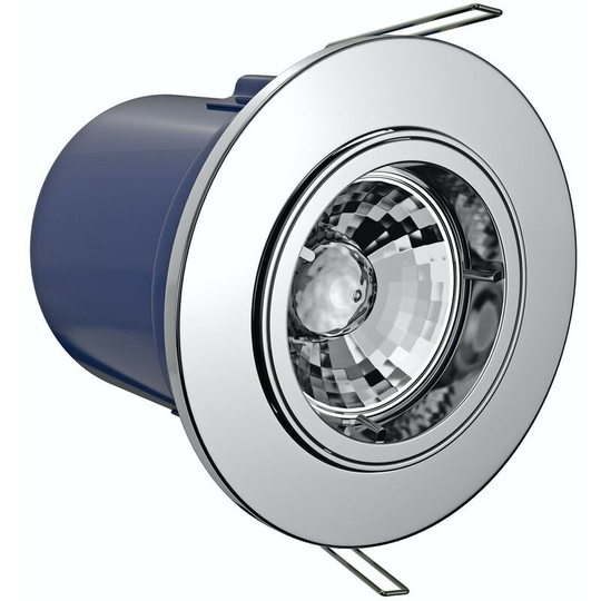Adjustable fire rated bathroom downlight in chrome - Chrome - Forum