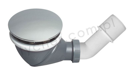James Multi Directional Shower Waste Drain 90mm 360 degree with Cap c... - Wirquin