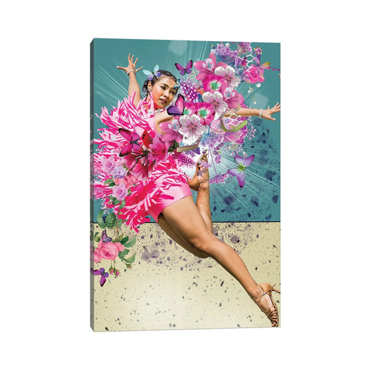 Jump for Joy by David Loblaw - Wrapped Canvas Photograph