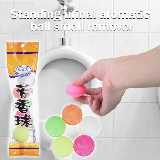 Toilet deodorant Cleaner Antibacterial Blue Automatic Standing Urinal Toilet Solid Ball Deodorant Aroma Ball Clean Mold Proof