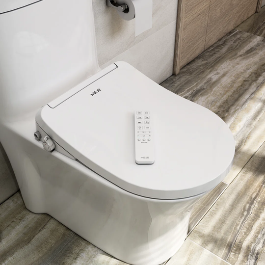 Electronic Smart Soft Close Round Bidet Toilet Seat