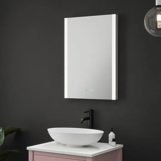 Reims Tunable Dimmable led Mirror with Touch Sensor, Diffused Border and Demister