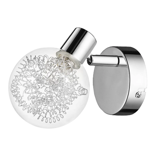 Edgecumbe 1 - Light Chrome Swing Arm