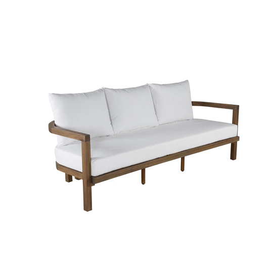 Hafiz 180Cm Wide Outdoor Symmetrical Garden Sofa with Cushions