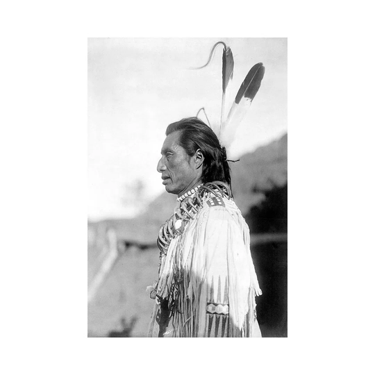 Mandan Medicine Man, C1908 by Edward S. Curtis - Wrapped Canvas Photograph
