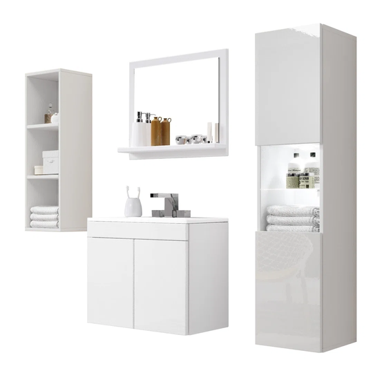 Galindez Misti + LED Bathroom Furniture Set.