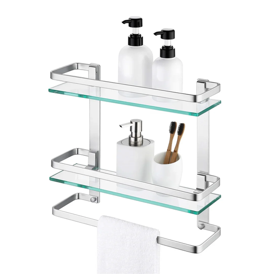 Otwell Drill and Screw Mount Shower Caddy