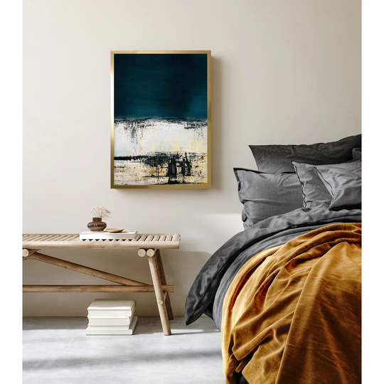 Navy Artistic II - Picture Frame Graphic Art