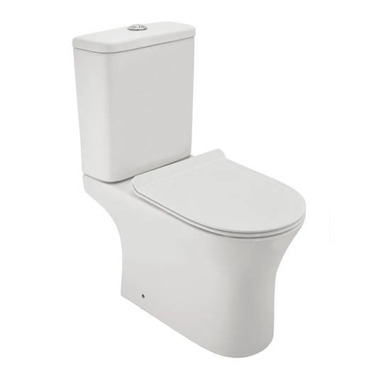 Ornamix Close Coupled Toilet with Button Flush