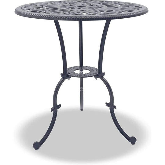 Bangui Garden & Patio Grey Cast Aluminium Bistro Table - Homeology