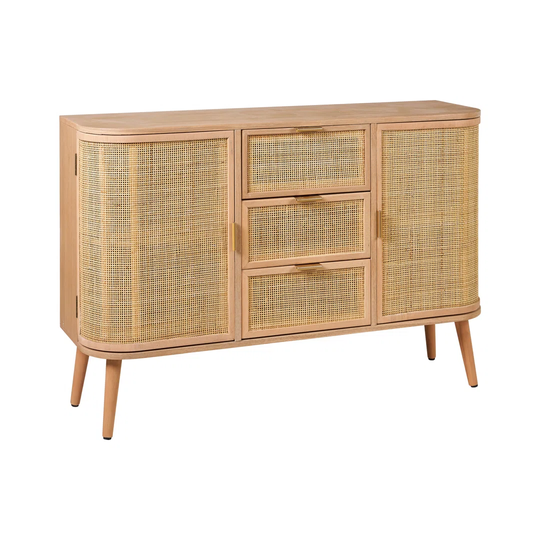 ACAPULCO - ROUND CABINET 3 DRAWERS 2 DOORS