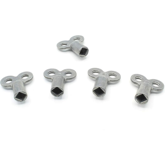 Heater Drain Wrench 5mm [5 pcs] Raw Die Cast Zinc Heater Drain Wrench