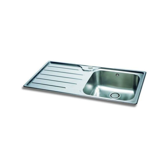 1.0 Bowl Stainless Steel Kitchen Sink, lhd W103 x D51 - Carron Phoenix ibis 100
