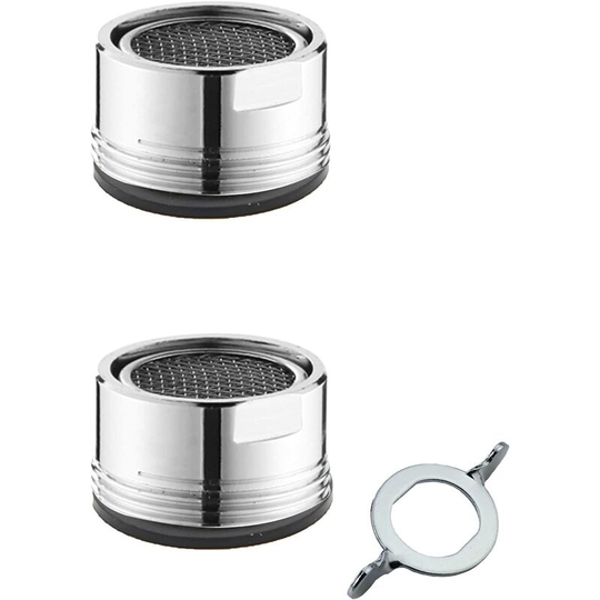 Faucet froth [2 rooms], tap filter, tap aerator, bubbler water saving, understand 2 joints and 1 chrome fader, for kitchen and bathroom