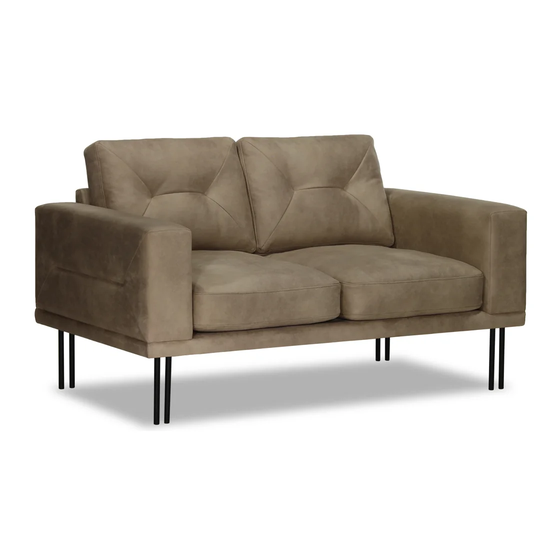 Mcgowan 2 Seater Loveseat Sofa