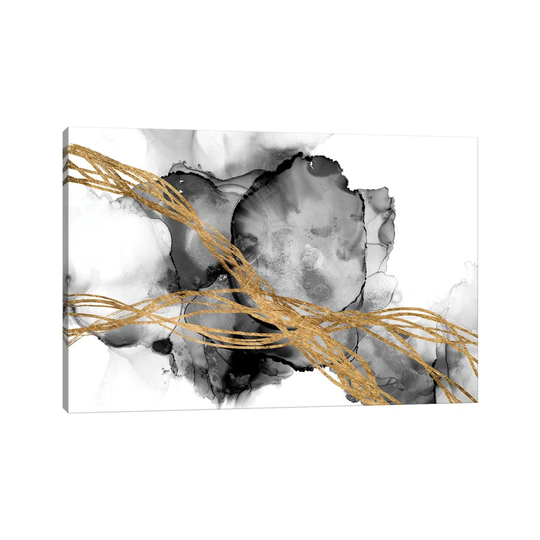 Matrix Undulation I by Jennifer Goldberger - Wrapped Canvas Painting