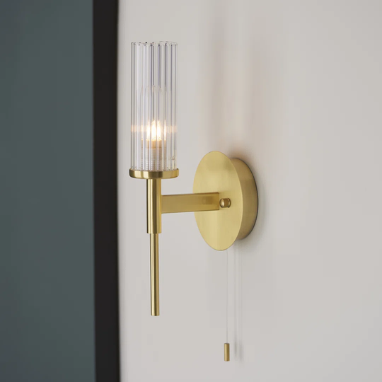 Ewelina 1 - Light Satin Brass Armed Sconce