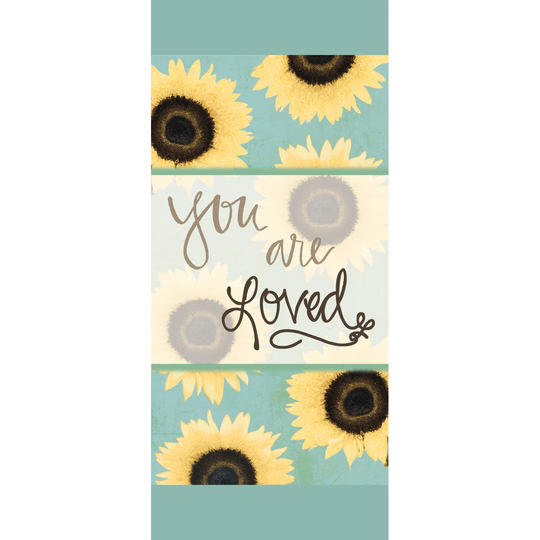 Sunflower Loved - Wrapped Canvas Painting Print