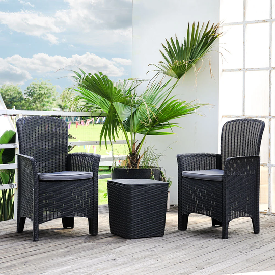 Anissa 2 Seater Rattan Conversation Set