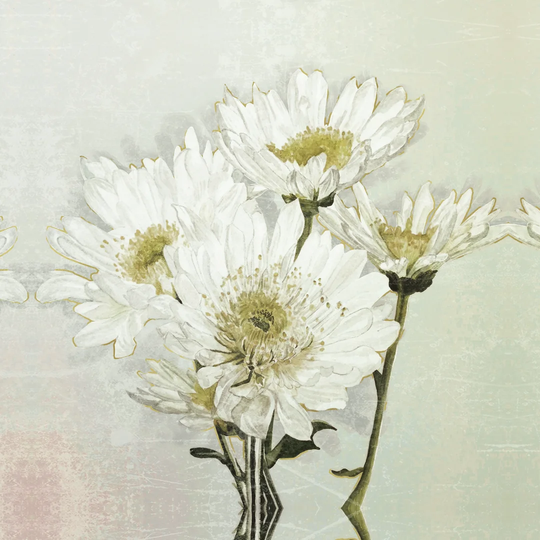 Yellow And White Floral