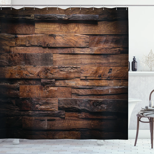 Birkan 13 Piece Polyester Shower Curtain Set