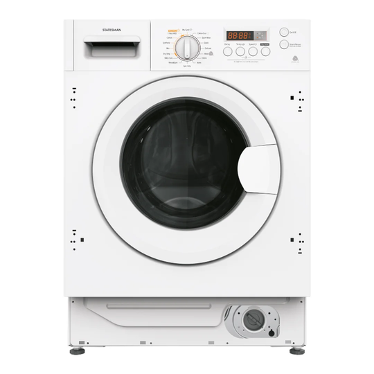 8kg/6kg 1400rpm Integrated Washer Dryer