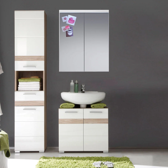Eufrasio 3 Piece Bathroom Furniture Suite
