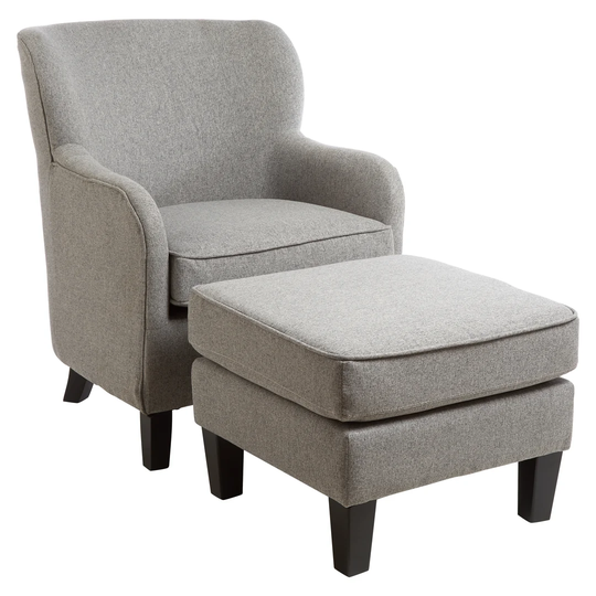 Lunceford Armchair and Footstool