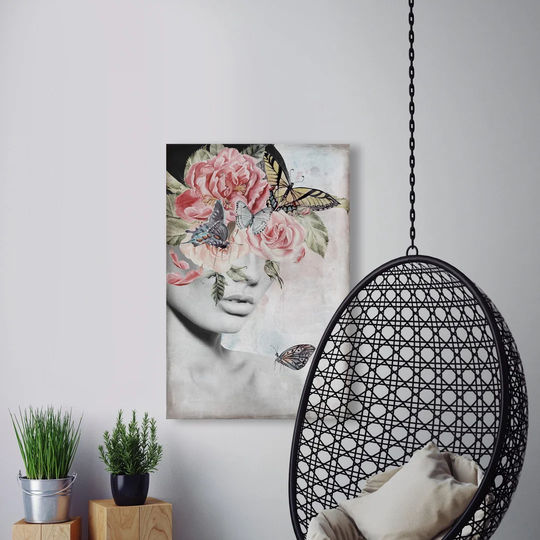 Simplicity Is Beauty - Wrapped Canvas Painting Print