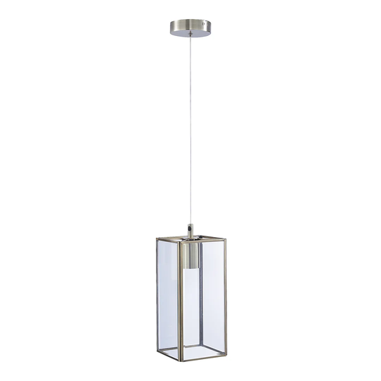 Cruse 1-Light Rectangle Pendant