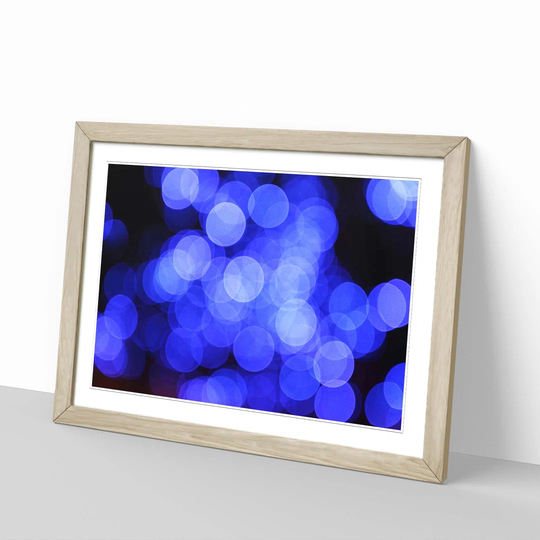 'Blue Abstract 25' Framed Graphic Art