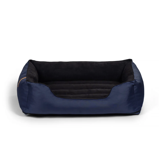 Bolster Cushion in Black/Blue