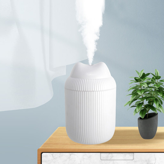 Superseller - Mini Humidifier Cool Mist Portable Cat Air humidifier Ultra-Quiet Operation 220ml usb with 7 Color led Night