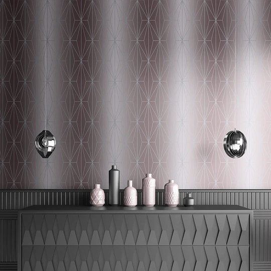Starr 10.05m x 53cm Textured Metallic Finish Wallpaper Roll