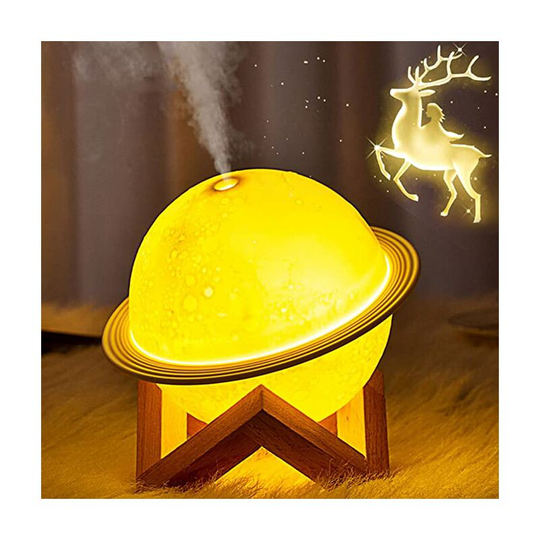 Ilovemilan - Humidifier for Bedroom, 3-in-1 Ultrasonic Humidifier & Essential Oil Diffuser for Baby, usb Personal Humidifiers with 8 Colors led Night