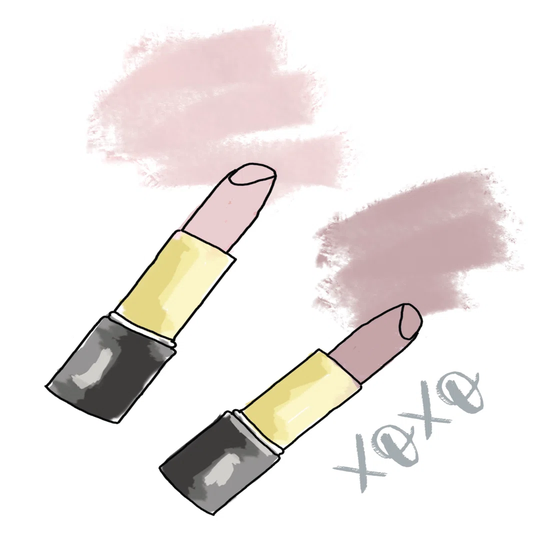 Xoxo Lipstick - Wrapped Canvas Painting