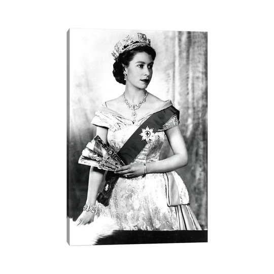 Queen Elizabeth II of England, 1952 by Dorothy Wilding - Photograph on Canvas