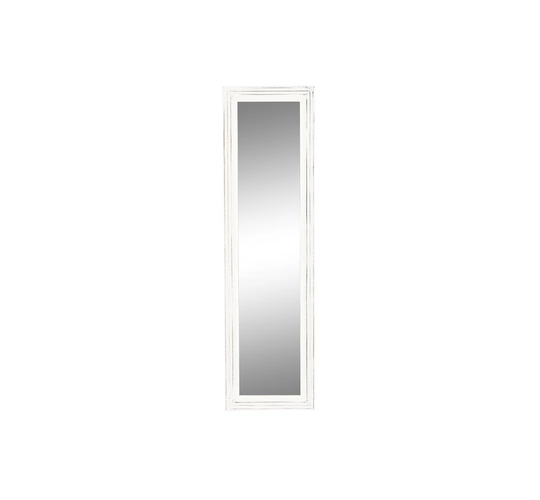 Tesch Wood Framed Wall Mounted Accent Mirror in White