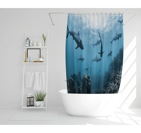 Ellaya Polyester Shower Curtain