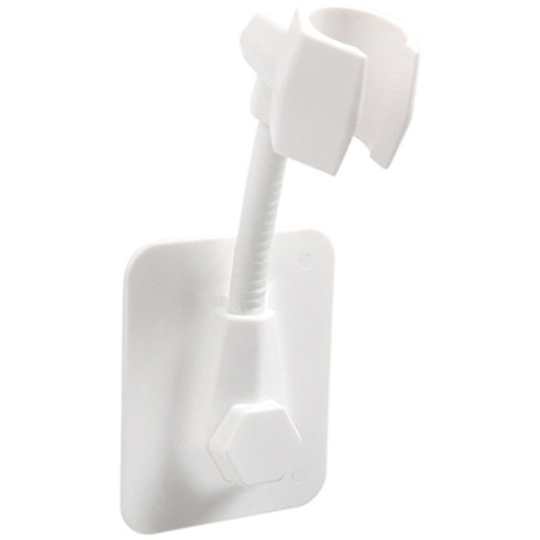 360¡ãRotate Shower Head Holder Adjustable Self-Adhesive Shower, White - White