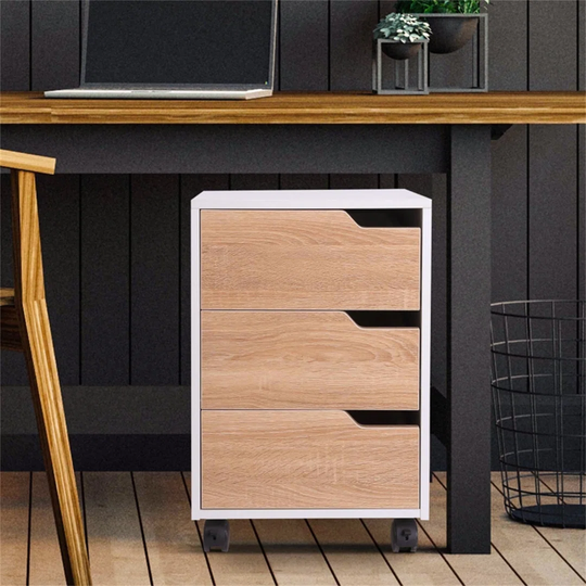 Jamerian 3 Drawer Filing Cabinet